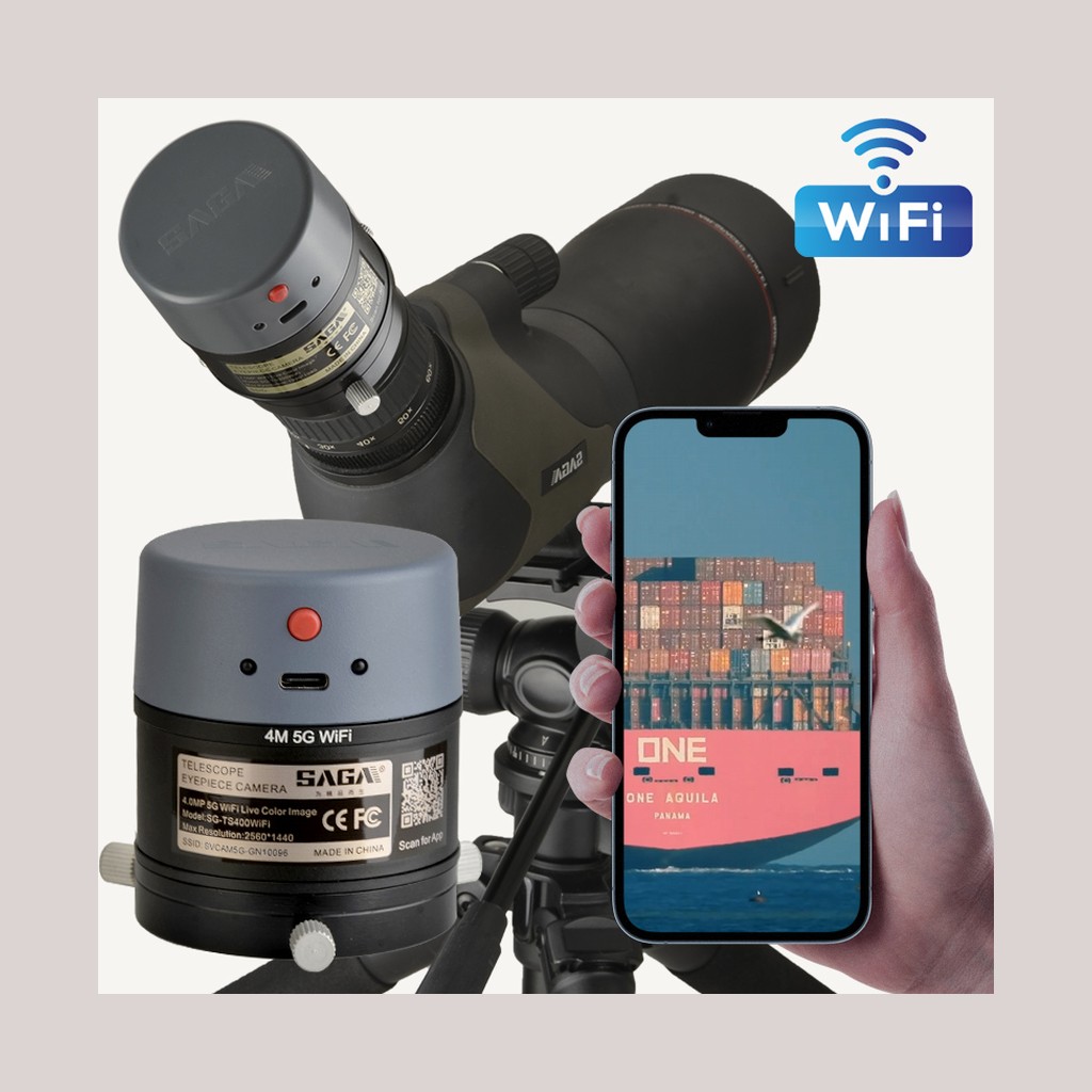 SAGA WiFi Digital Eyepiece for Telescopes