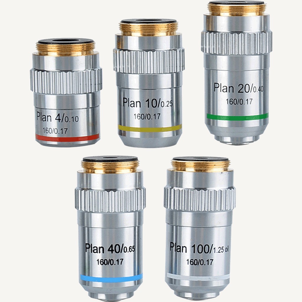 SAGA 195物镜 显微镜专用  4X/10X/20X/40X/60X/100X油镜