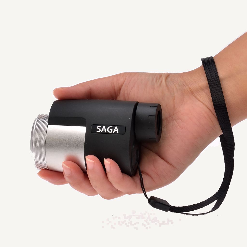 SAGA 掌中宝系列 8X25/10X25 黑/银 2色可选 单筒望远镜 7